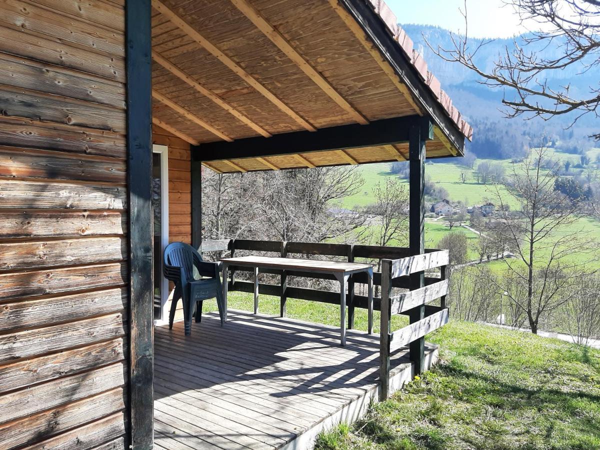 Chalet Du Camping La Porte St Martin Saint-Martin-en-Vercors Esterno foto
